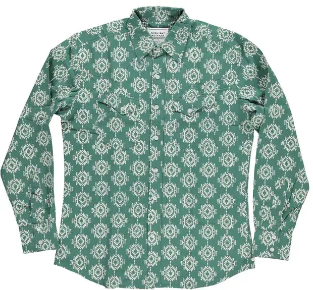 'The Bandit' Western Shirt in 'Aztec' Print