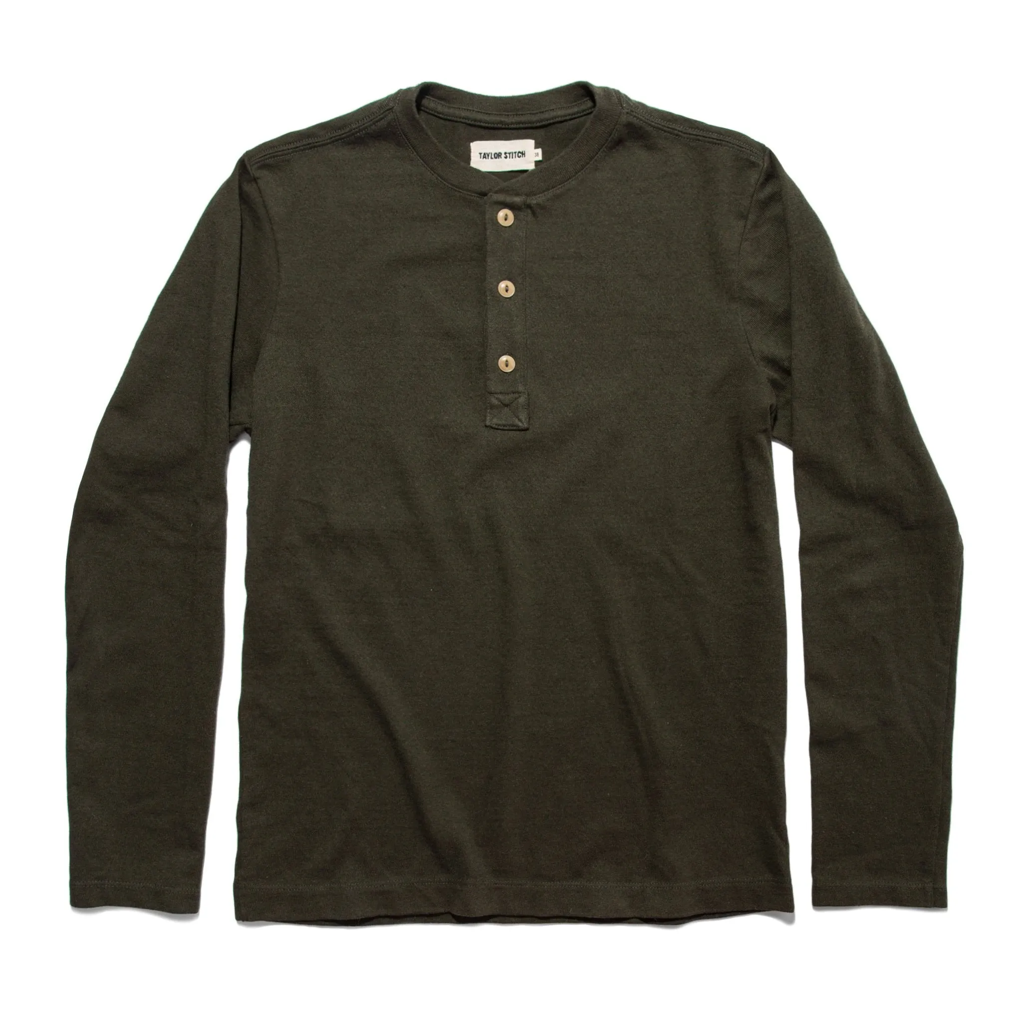 The Heavy Bag Henley in Cypress