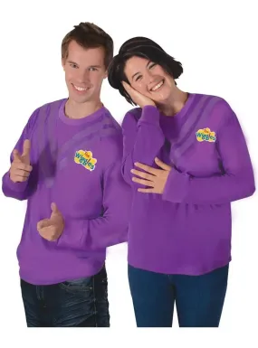 The Wiggles Purple Adults Plus Size Costume Shirt
