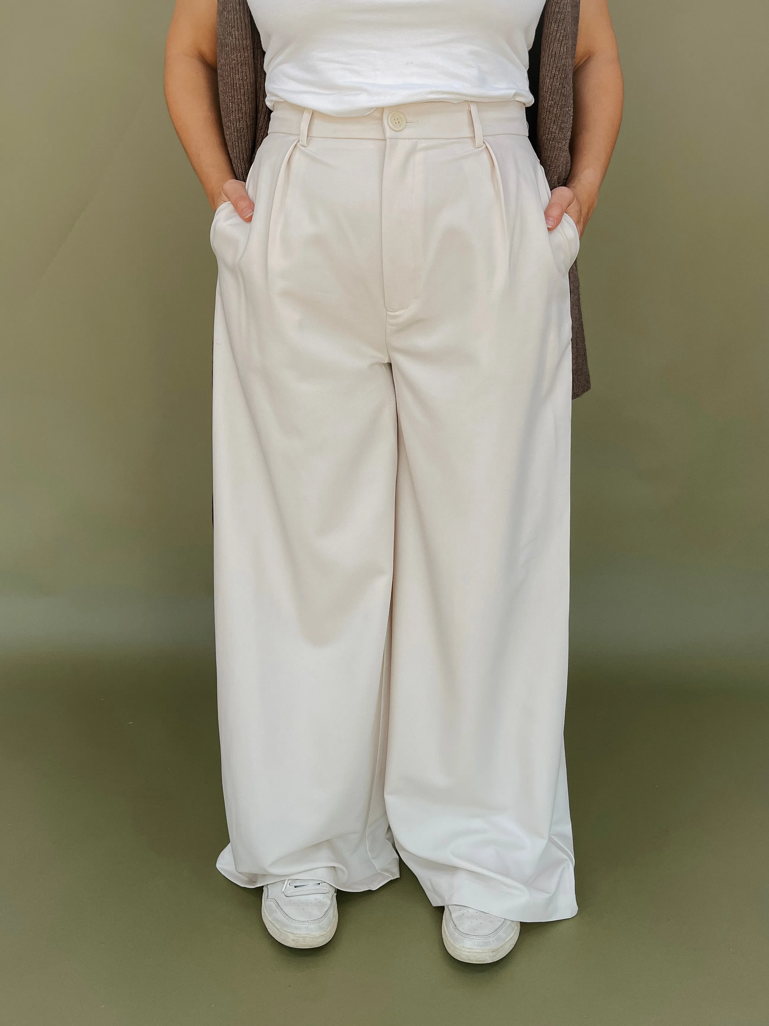 Tina High Waist Trouser Pants