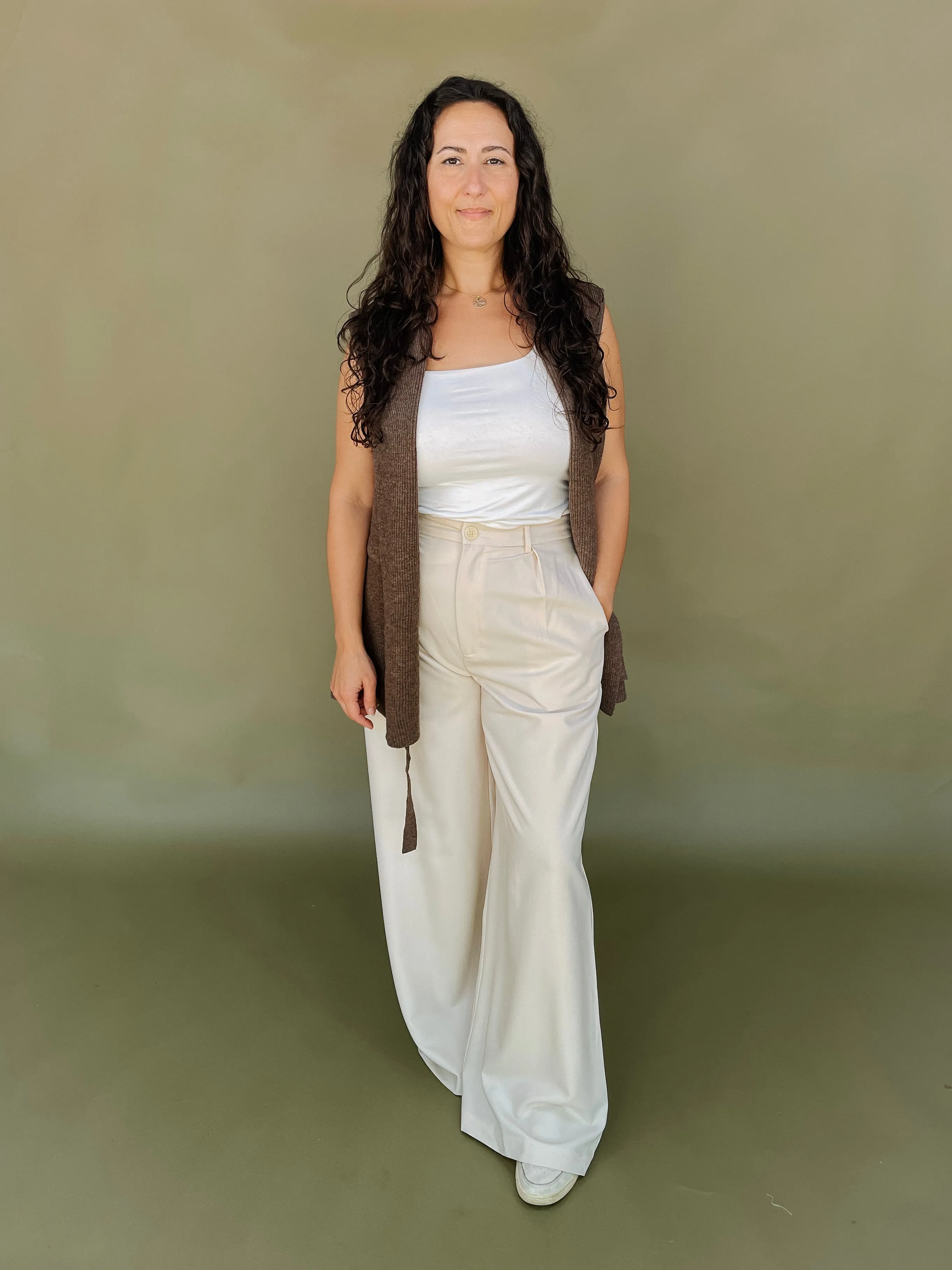 Tina High Waist Trouser Pants