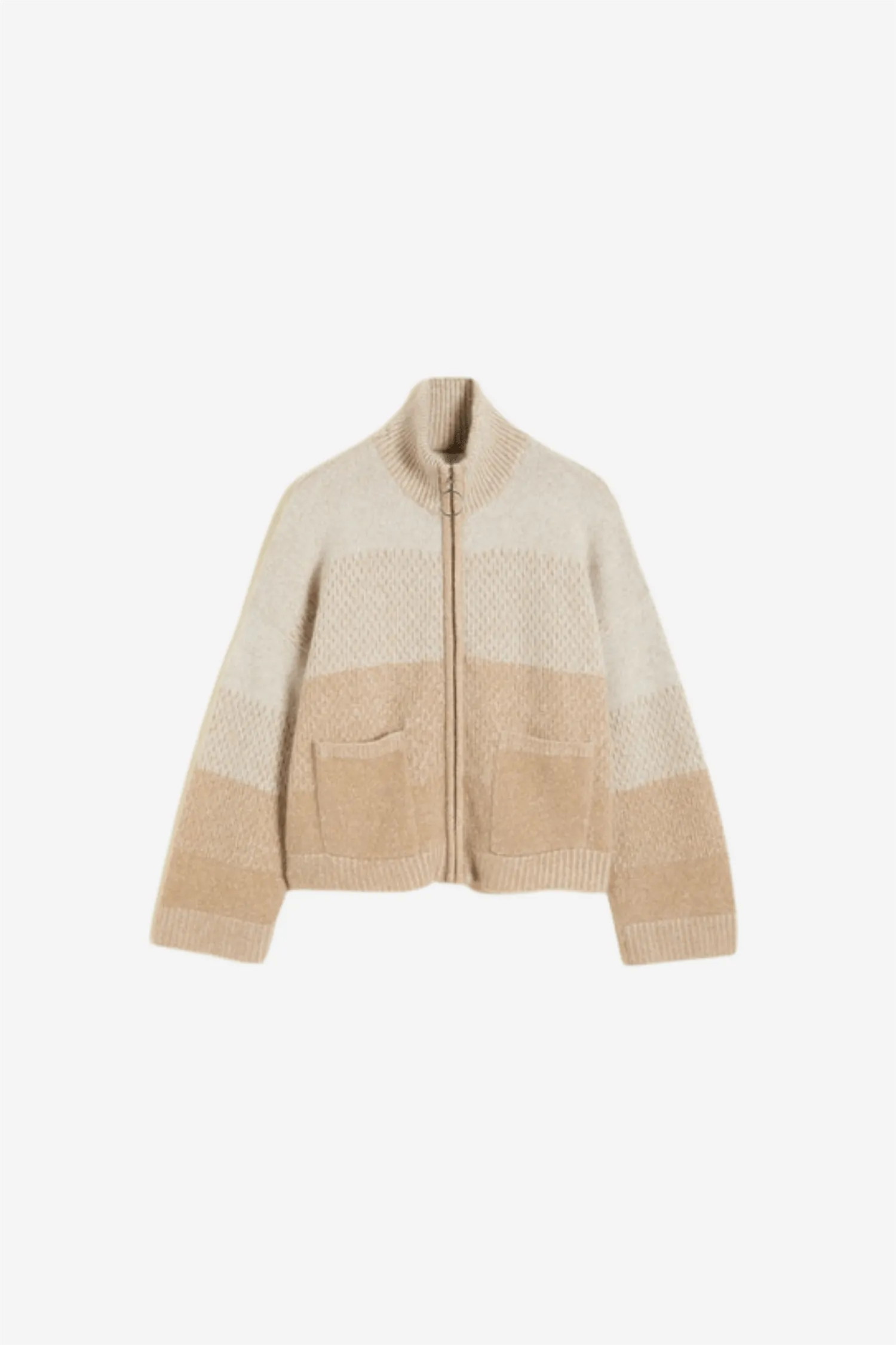 Tine Knit Cardigan Sand mix