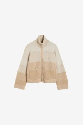 Tine Knit Cardigan Sand mix
