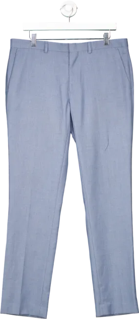 Topman Grey Slim Fit Trousers UK W 34