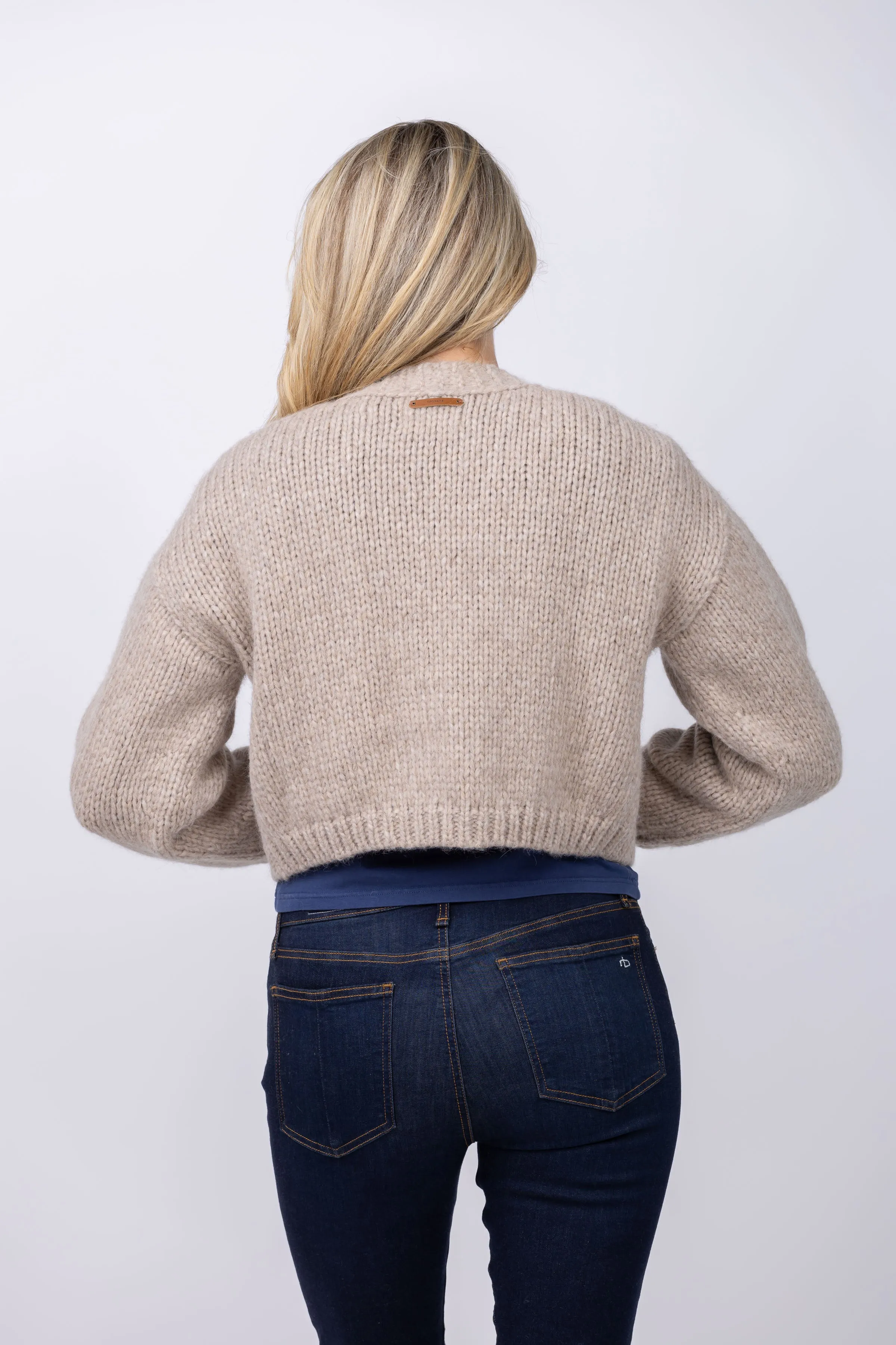 Trovata Arlowe Cardigan in Beige