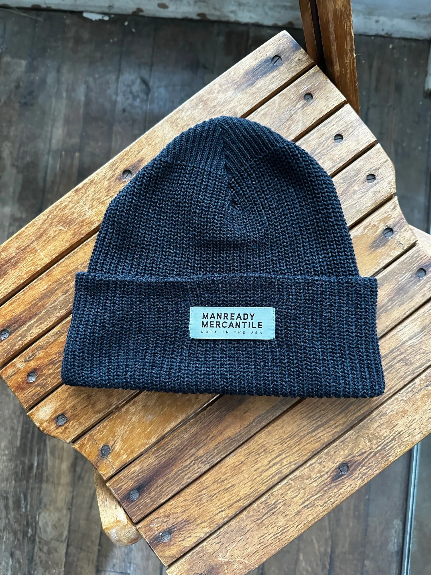Upcycled Cotton Watchcap | Manready Mercantile x Upstate Stock