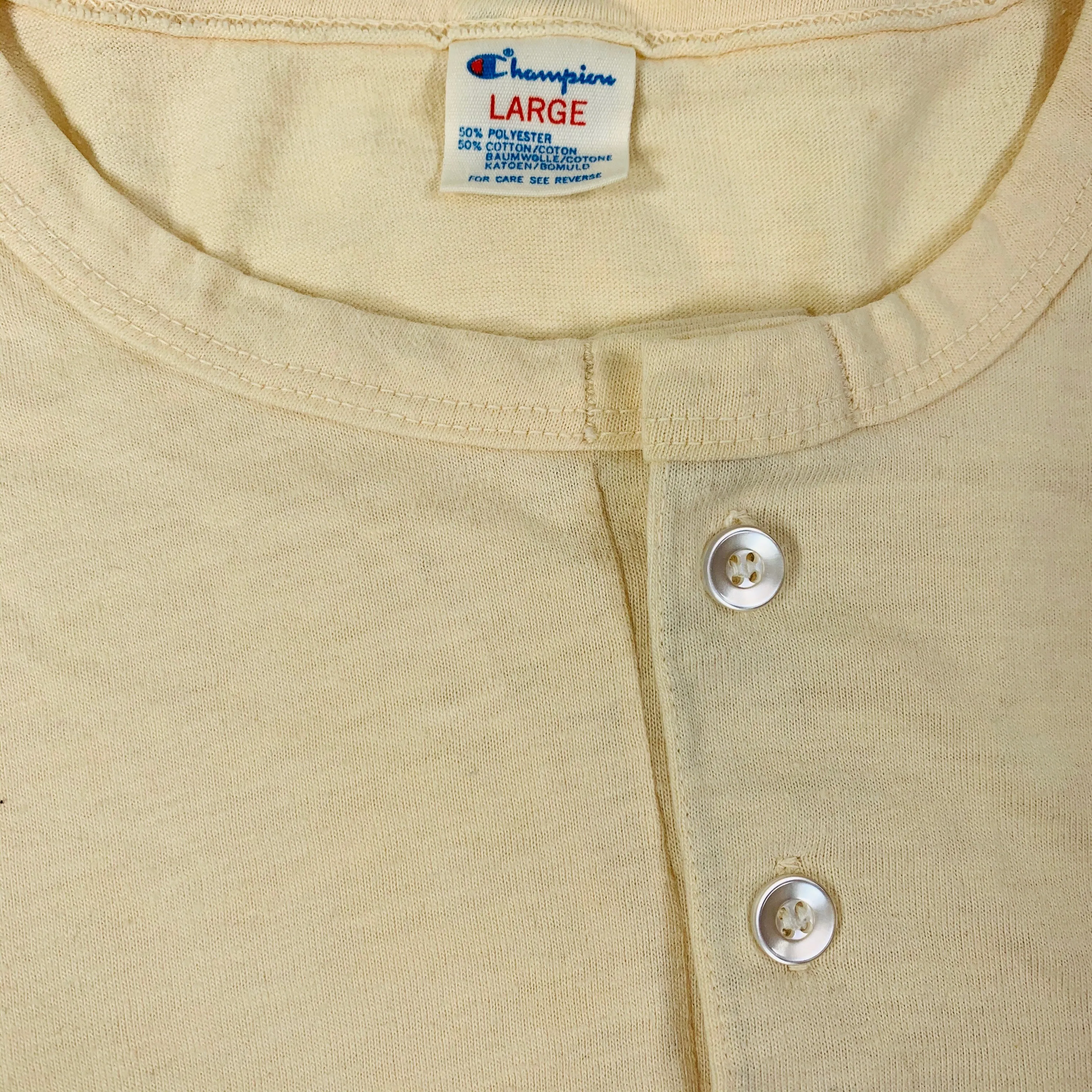 Vintage Champion "Ithaca College" 3/4 Henley Shirt