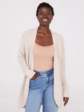 Waffle Knit Cardigan