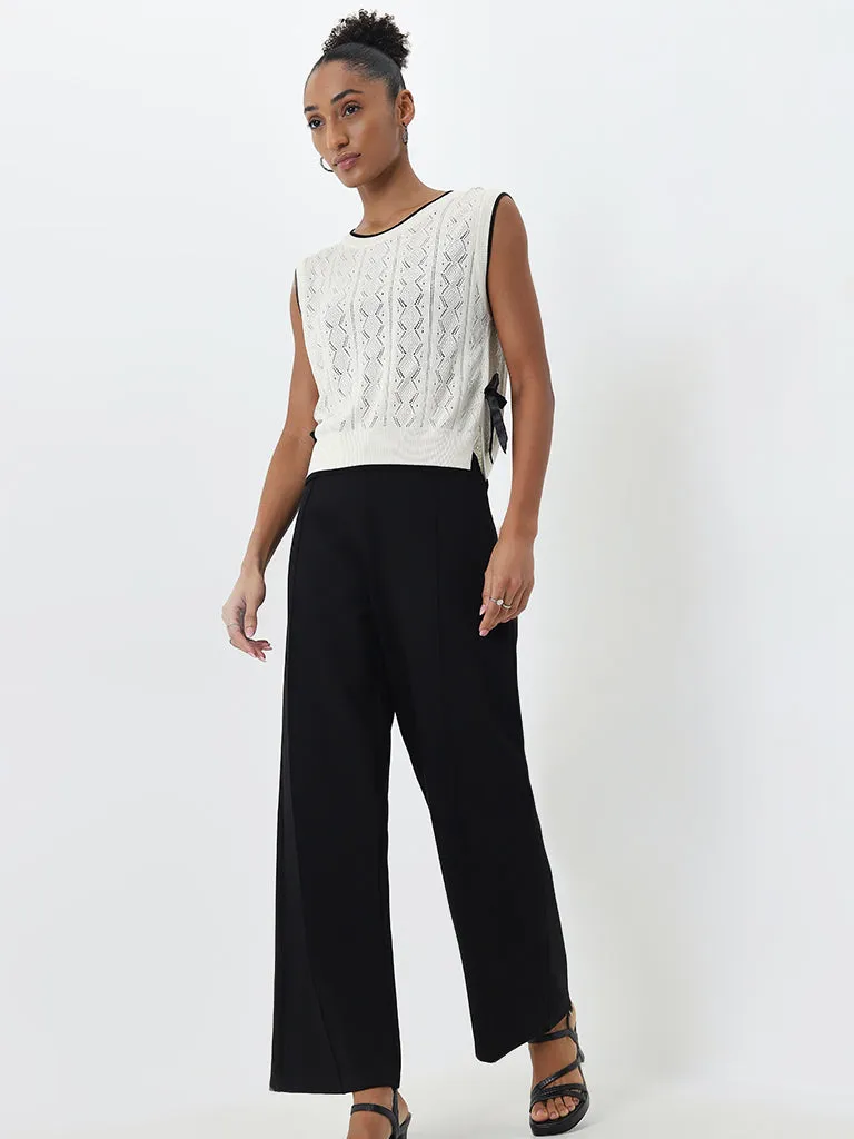 Wardrobe Off-White Knitted Top