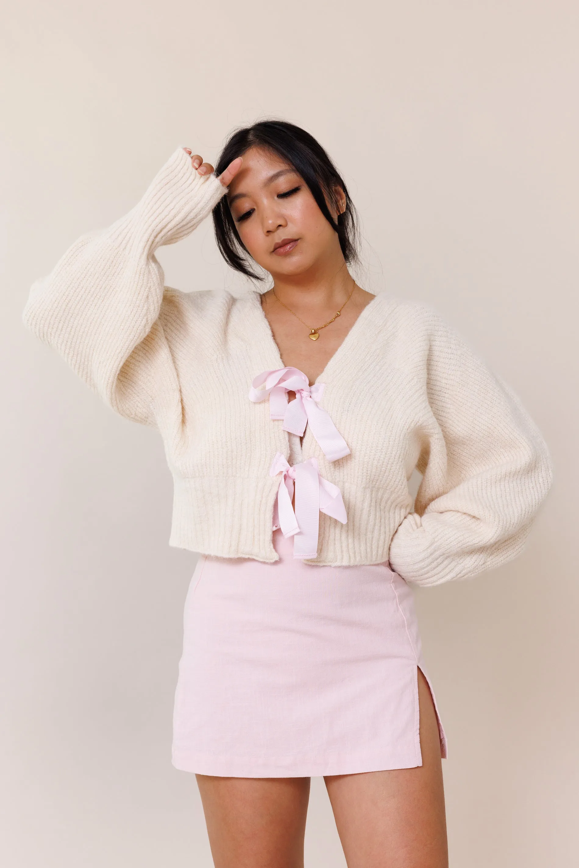 Whispers Cardigan - Cream