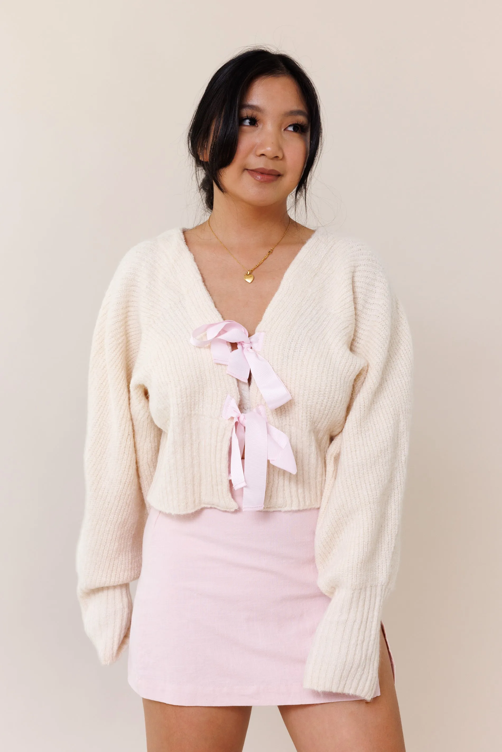 Whispers Cardigan - Cream