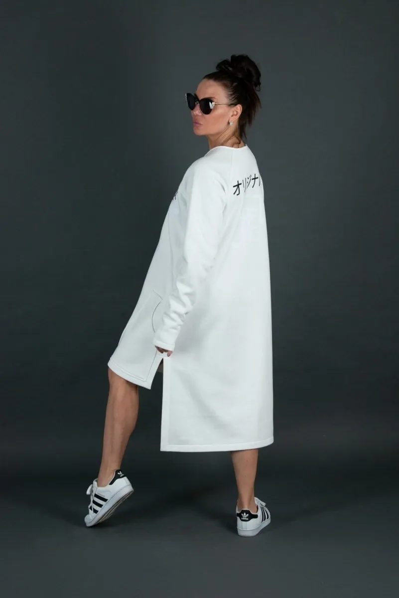 Woman Sweatshirt Dress IZABEL