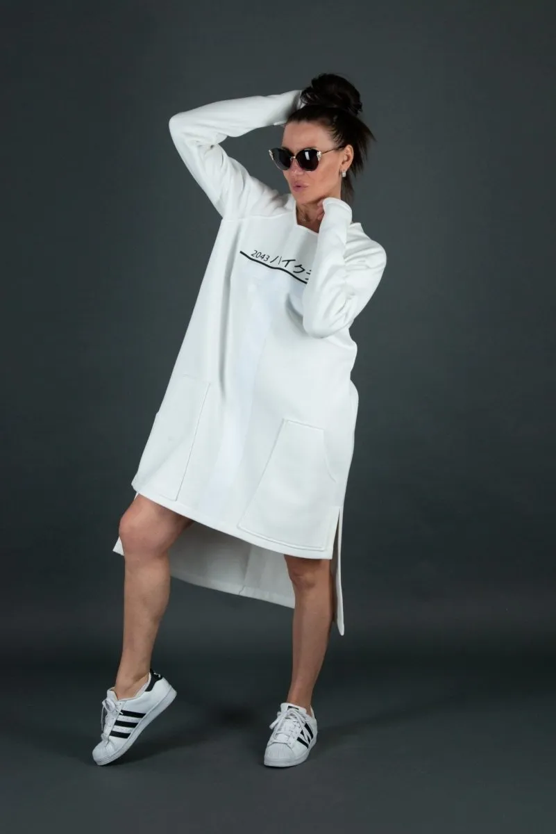 Woman Sweatshirt Dress IZABEL