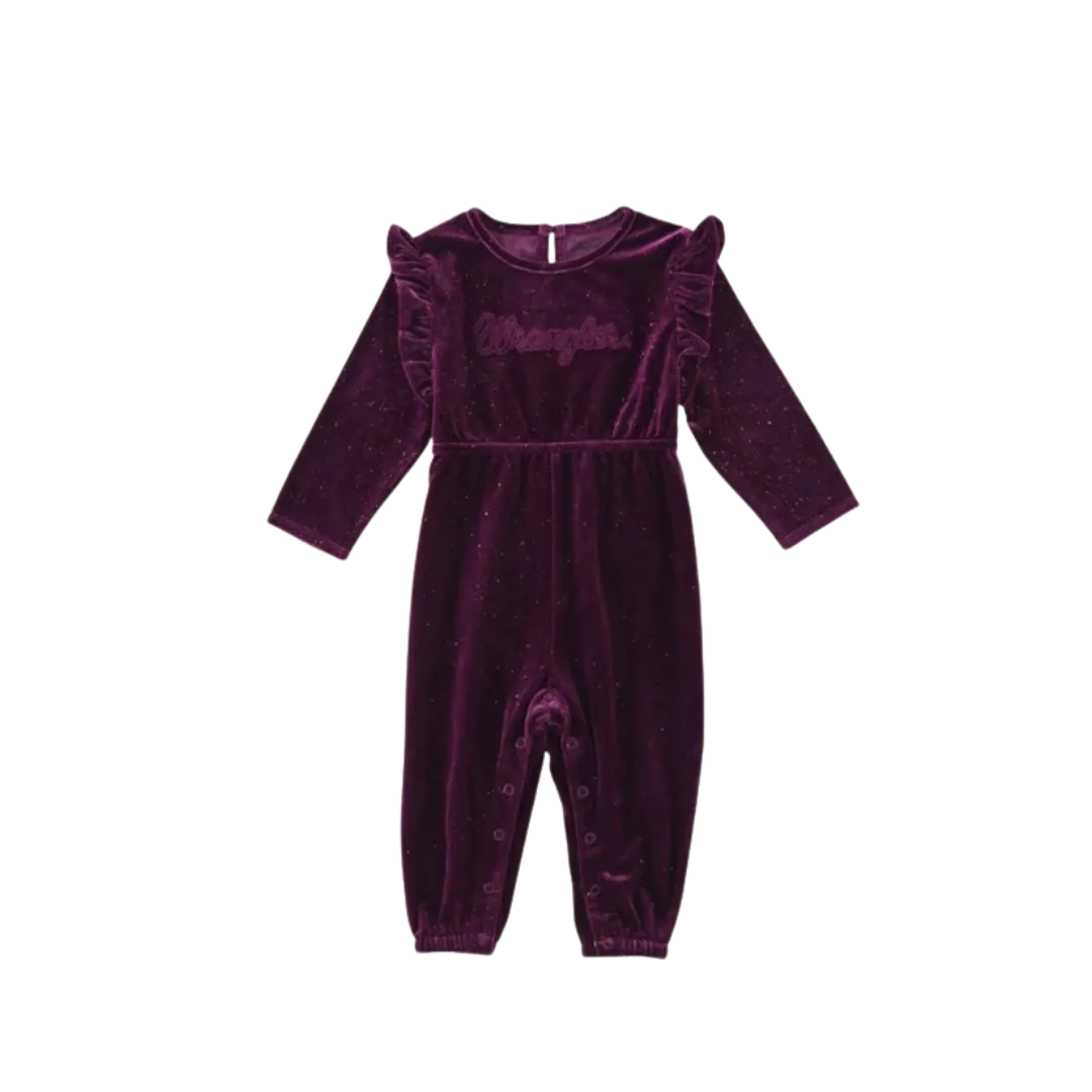 Wrangler Kid's Infant Dark Purple Bodysuit