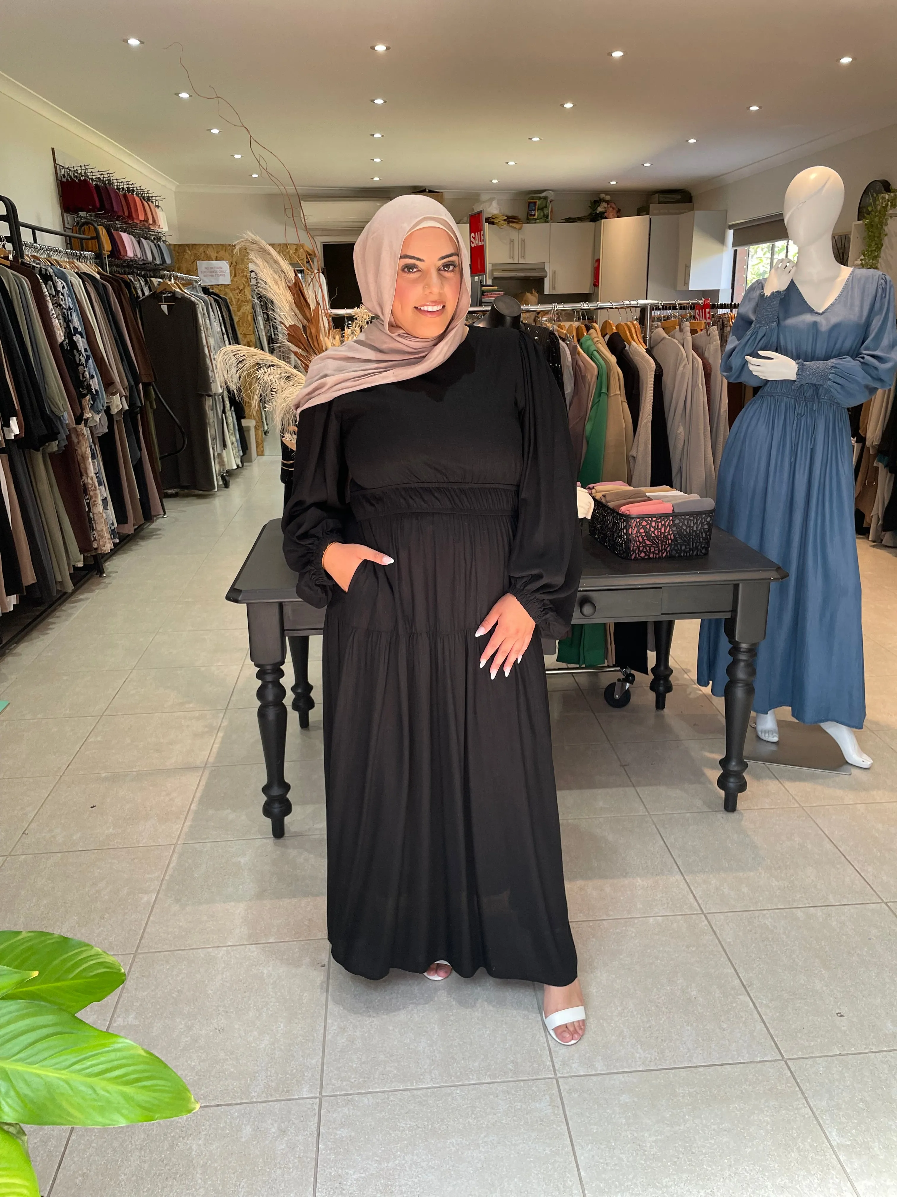 Zabina Linen Dress