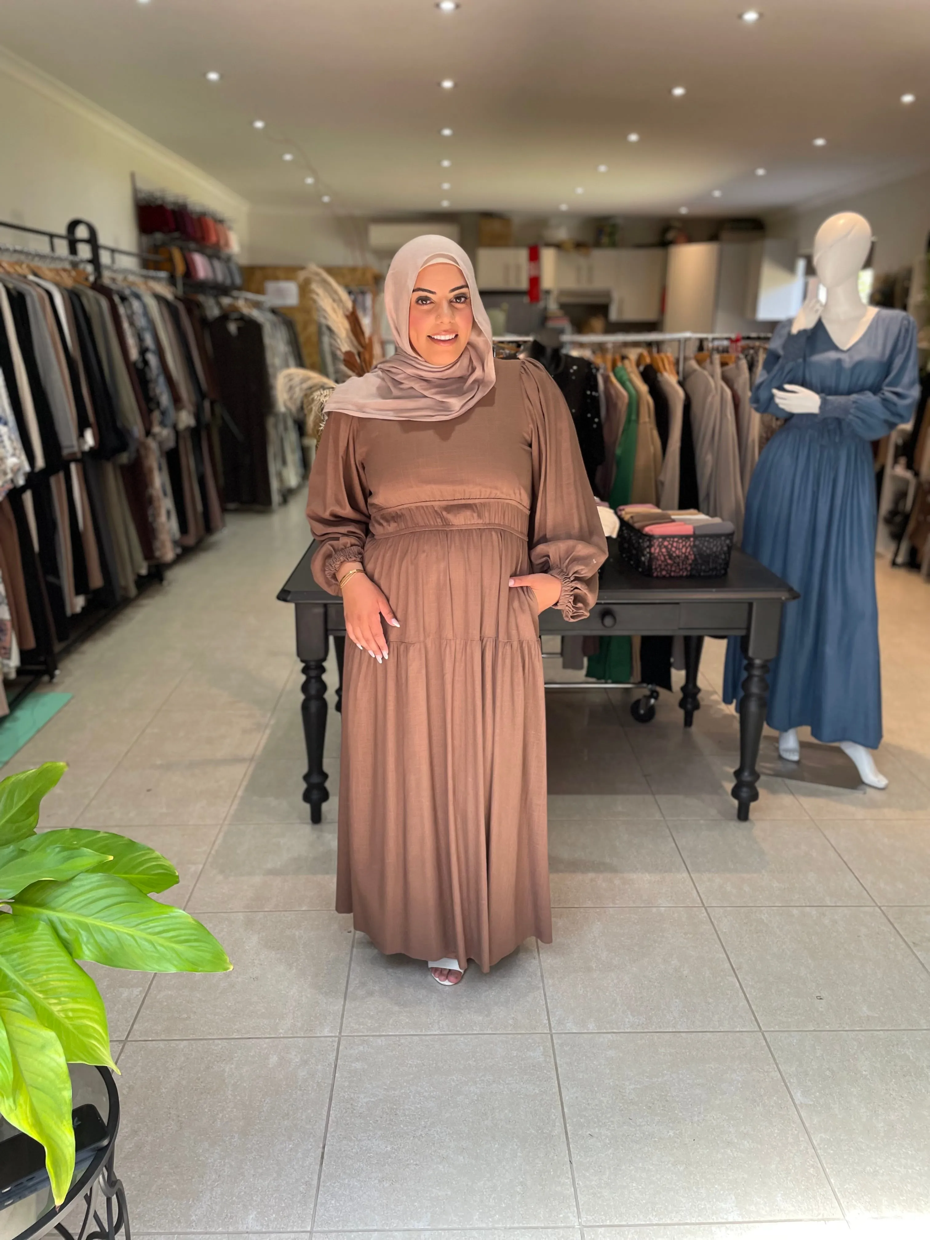 Zabina Linen Dress