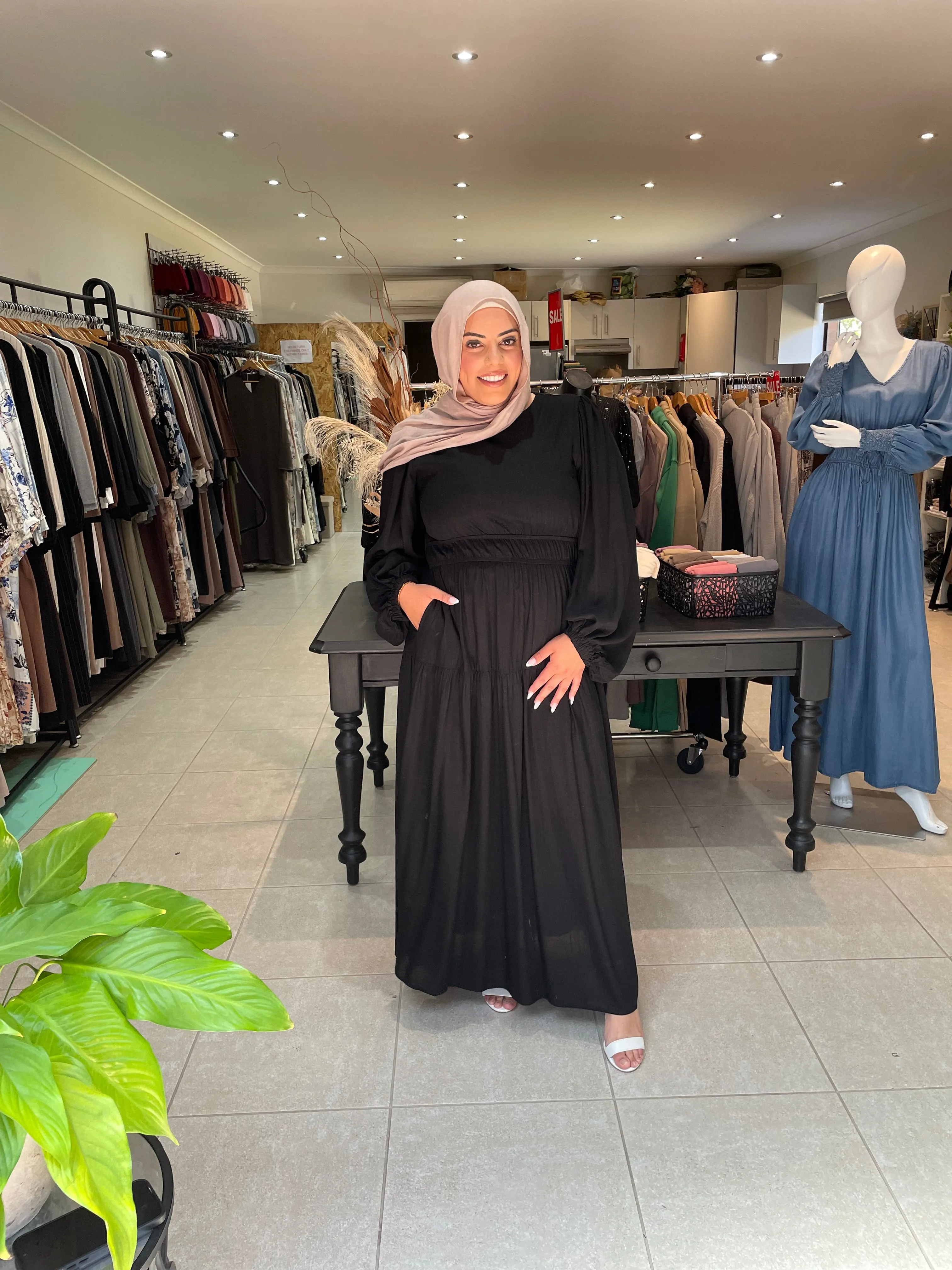 Zabina Linen Dress