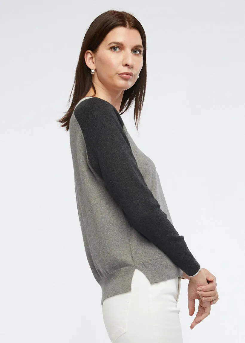 Zaket & Plover V-Neck Pullover ZP6130 - Cloud